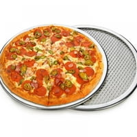 10 Bešavinski rim aluminijum pizza pica zaslon za pečenje pica pravljenje neto posuđe za pečenje pečenja