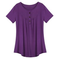 Ženska ljetna bluza s kratkim rukavima Tors Ležerne prilike Ležerne prilike TUNIC TEE Plus Size Napomena