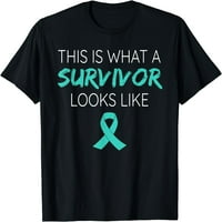 To je ono što preživjelo izgleda kao majica svijesti o raku jajnika