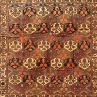 Ahgly Company Torg Tark Tradicionalna narančasta Perzijska prostirke, 8 'Square