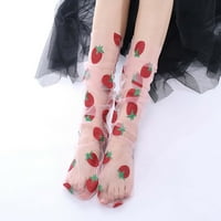 Čarape za žene Proljeće Ljeto Jednostavne čarape za odrasle prozračne modne trend slomljene cvijeće
