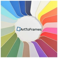 Arttoframes 22x24 lavanda magla prilagođena prostirka za okvir za slike sa otvorom za 18x20 fotografije. Samo mat, okvir nije uključen