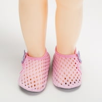 yinguo životinjske djece dječake čarape bosonogi aqua cipele čarape non klizne djevojke podne crtane uzorak mrežastih tenisica cipele ružičaste l