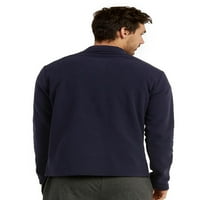 Muška četvrt Zip Polarne Fleece pulover Duks, mornarica 3xl, brojanje, pakovanje
