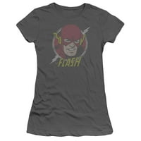 DC Flash - Vintage napon - Juniors Teen Girls Cap rukava rukava - mala