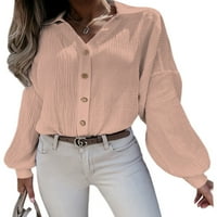 Capreze baggy tops majice za žene casual bluza s dugim rukavima Business baleterne rukave Tunička košulja
