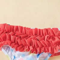 Djevojke Grumice veličine godina - godinama dva bowknot baby ruffles bikini ljetni tački tiskani kupaći