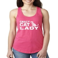Ženski trkački rezervoar - Crazy Cat Lady