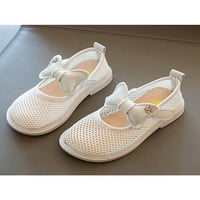 Bellella Toddler Stanovi okrugle cipele za cipele s niskim topom Mary Jane Mekane ravne sandale Školske