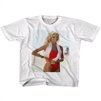 Baywatch 90-ih Drama na plaži Pamela Anderson ručnik za ručnik za odrasle MENS MENS majica Tee