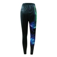 Sportske hlače Ženska odjeća, modni leptir Print Yoga hlače plus veličina visokog struka Sportske hlače