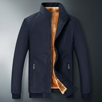Zimske jakne za muškarce čišćenje Muški trendy Ležerni labavi plišanje debeli kaput sa ovratnikom dugih