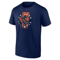 Mornarica majica za muškarce fanatics brendirana majica Chicago medvjedi