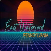 Istočni Waterford Pennsylvania Vinil Decal Stiker Retro Neon Design