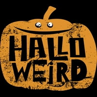 Halloween Halloweird Mens Crna grafički tee - Dizajn ljudi 4xl
