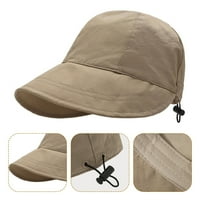 Feiradevaidade Sun vizir šešir širokim rubom Ljeto UV zaštita kapa golf visor šešica na plaži Visoči na plaži Kapu za sunčanje Sklopivi ljetni šešir