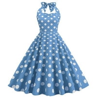 Haljine 1950 za žene Vintage, haljina bez rukava, Formalno rastezanje tanka visoke struka Swirch haljina,