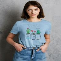 Ručno izvučeno moju malu majicu za malu vrtu žene -Image by Shutterstock, ženska x-velika