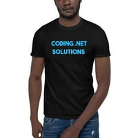 Plavi kodiranje .NET RJEŠENJA Skraćena pamučna majica kratkih rukava po nedefiniranim poklonima