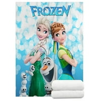 Smrznuta Elsa za odrasle ponderirane pokrivače Teška pokrivačica, pamučna pokrivačica za kauč na kauč