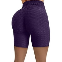 Cieken Women nakidani Hip HIP Stretch Trken Fitness Yoga Hlače Bikerske kratke hlače