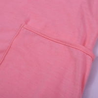 Tking Fashion Womens Ljetni trening Čvrsta odjeća bez rukava s kratkim hlačama Golf haljina ružičasta