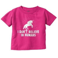 Ne vjerujte u ljude koji se bacaju omladinski majica TEE Girls novorođenčad toddler Brisco brendovi