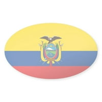 Cafeprespress - Zastava Ekvador - Naljepnica
