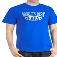 Cafepress - Najbolja majica na svijetu Papa tamne majice - pamučna majica