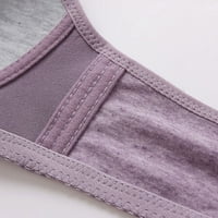 Ženski grudnjaci plus veličina Ženski ispis okupio se zajedno dnevno, donje rublje BRA bez naplate purple