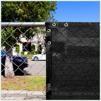 Colourree 8 '39' crna ograda zaslon zaslon zaslon za zaštitu od hladova tkanina za hladnjak, 90% blokada