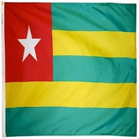 Togo - 4'x6 'najlonska zastava
