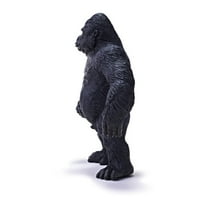 Recer igračke stojeći gorilla figura, divljim životinjama životinjski lifelike za djecu mekane ručno oslikane na igračke za djecu, realistične figurine za zapadne nizine Gorilla Kong, idealna za kolekcionare 3+