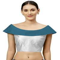Eloria ženski bluza za bluzu sa punilom gornje boje bez rukava: srebrna i ljubičasta