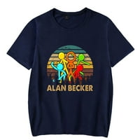 Alan Becker Thirt Unise kratki rukav Ležerni pulover O-izrezom Harajuku vrhovi tinejdžeri