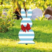 Uskršnji vrtni dekorici Uskršnji zečji ublaži ukras akrilne šupljine figurice za životinje dvorište