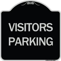 Znak serije dizajnera za prijavu - Parkiralište Posjetitelji parking