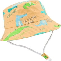 Cocopeantnts kašika za djecu za djevojčice Ljeto tanki crtani kašika kašika šešira za zaštitu od sunca za zaštitu od sunca Ribar s kaišem za bradu