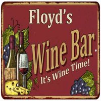 Floyd's Crveni vinski bar poklon metalni znak potpisuje na domaćem dekoru 108120054372