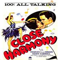 Zatvori Harmony Inset s lijeve strane: Nancy Carroll Charles 'Buddy' Rogers na prozorskoj kartici 1929.