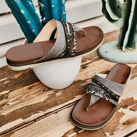 Ženski ljetni gladijator flop sandale dame klipni plodovi Flops plaža ljetne sandale cipele veličine
