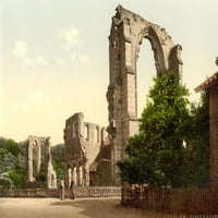 Ispis: Ruševine Walkenried, Hartz, Njemačka, oko 1890
