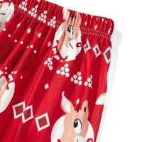 Porodica Pinfect Pajamas Podesite Casual Elk tiskanog dečije haljine Crvenog roditelja Dnevno odijelo