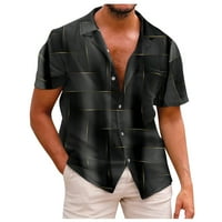Ljetni trendi čišćenje muški majica kratki rukav majica majica muške ležerne majice s kratkim rukavima
