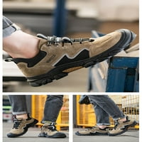Vlastite čelične cipele od čelika za muškarce Ženske kožne sigurnosne cipele Industrijske tenisice veličine