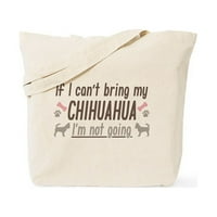 Cafepress - Chihuahua Tote torba - prirodna platna torba, Torba za trbuhu