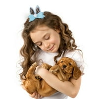 Par Stereo Bow Hairpin non tovers Rabbit uho dekor kose za djecu za djecu