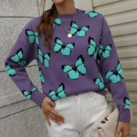 Duks GUZOM za žene na prodaju - pulover pulover za žene Trendi vrhovi novi dolasci ljubičaste veličine