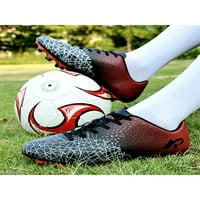 Muški ženski nogometni cisteli za obuku trening čipke udruge fudbalske cipele prozračne atletske cipele djevojke dječake udobne ne klizanje zelene kratke cistere 10