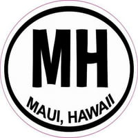 3in 2in MH Maui Hawaii naljepnice vinilnih putovanja naljepnica za hobike